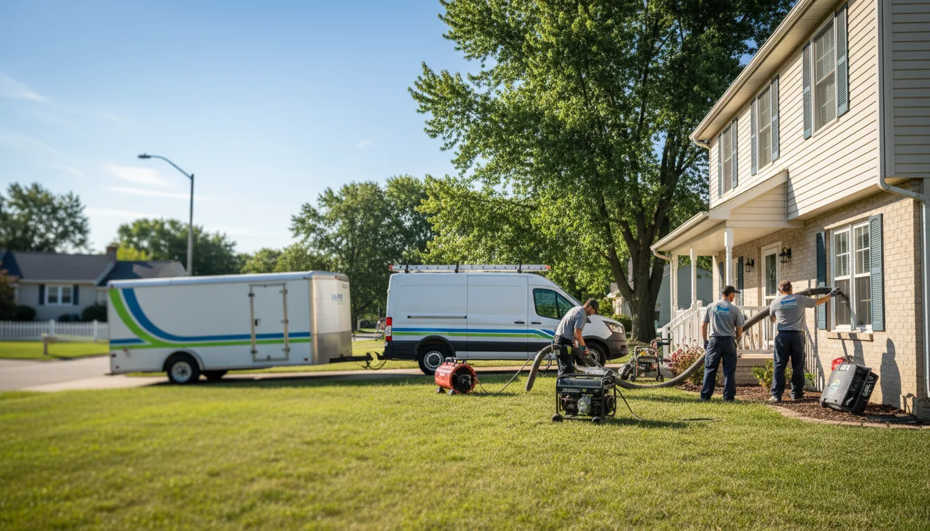 Flooded Basement Restoration And Cleanup With Repair in Maple Park, IL near me